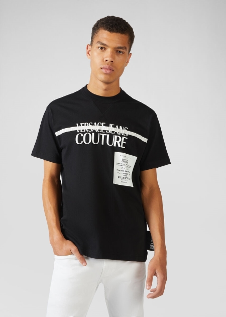 Versace Logo T-shirt Herr - 349587UXR